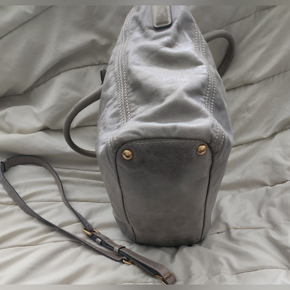 Prada leather sage/eggplant color - Picture 7 of 14